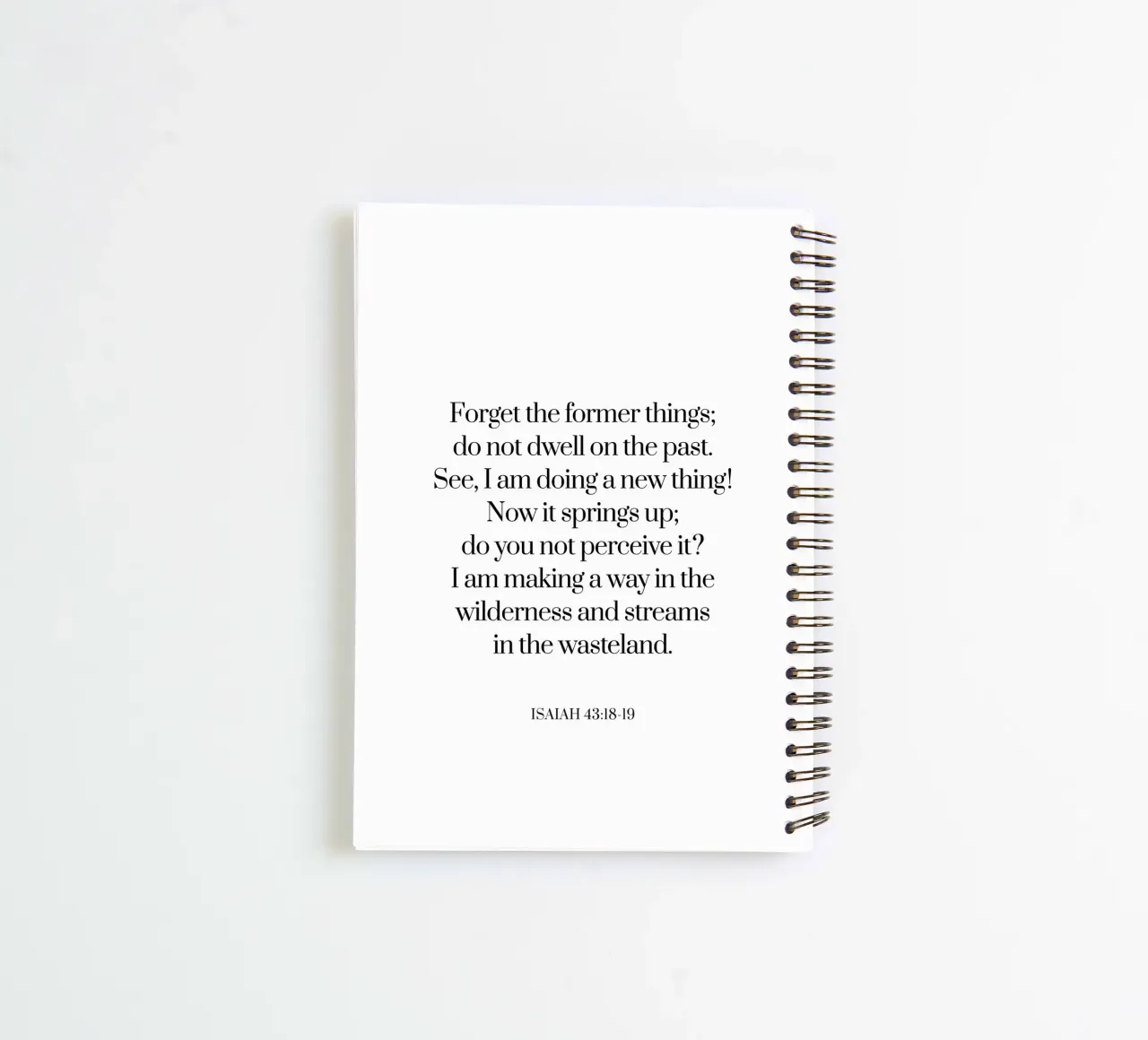 Forget the formal things quote spiral notebook by Paigaam Studio