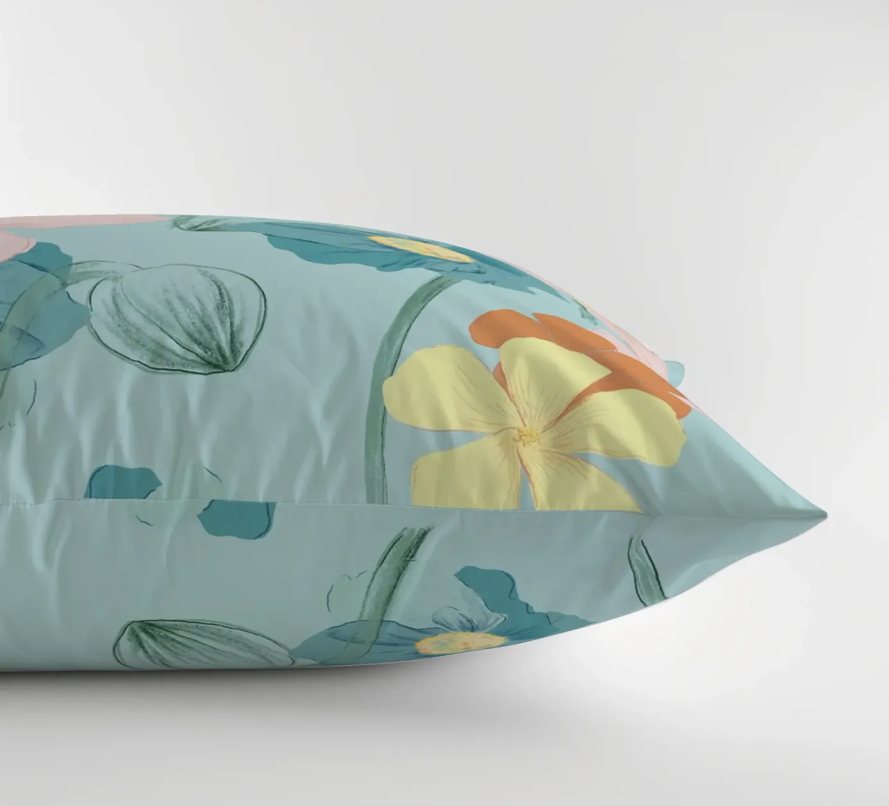 Pastel Wildflower Print for Summer & Spring Vibes cuscino da janine.aigner.work