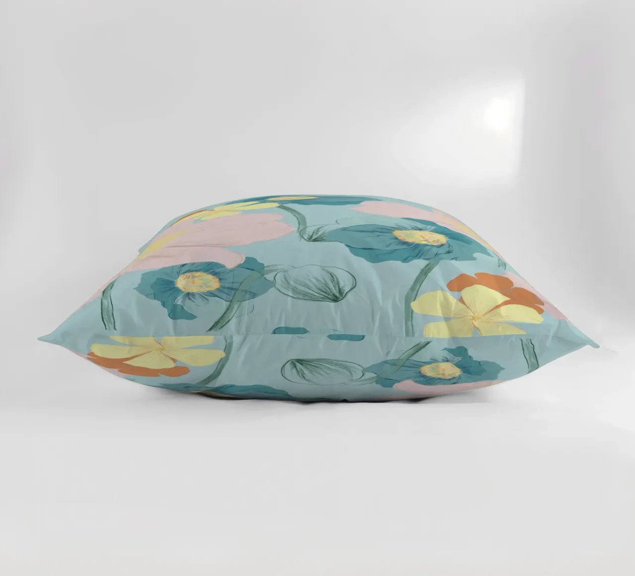 Pastel Wildflower Print for Summer & Spring Vibes cuscino da janine.aigner.work