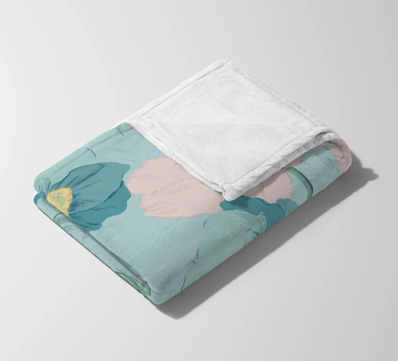 Pastel Wildflower Print for Summer & Spring Vibes coperta in pile da janine.aigner.work