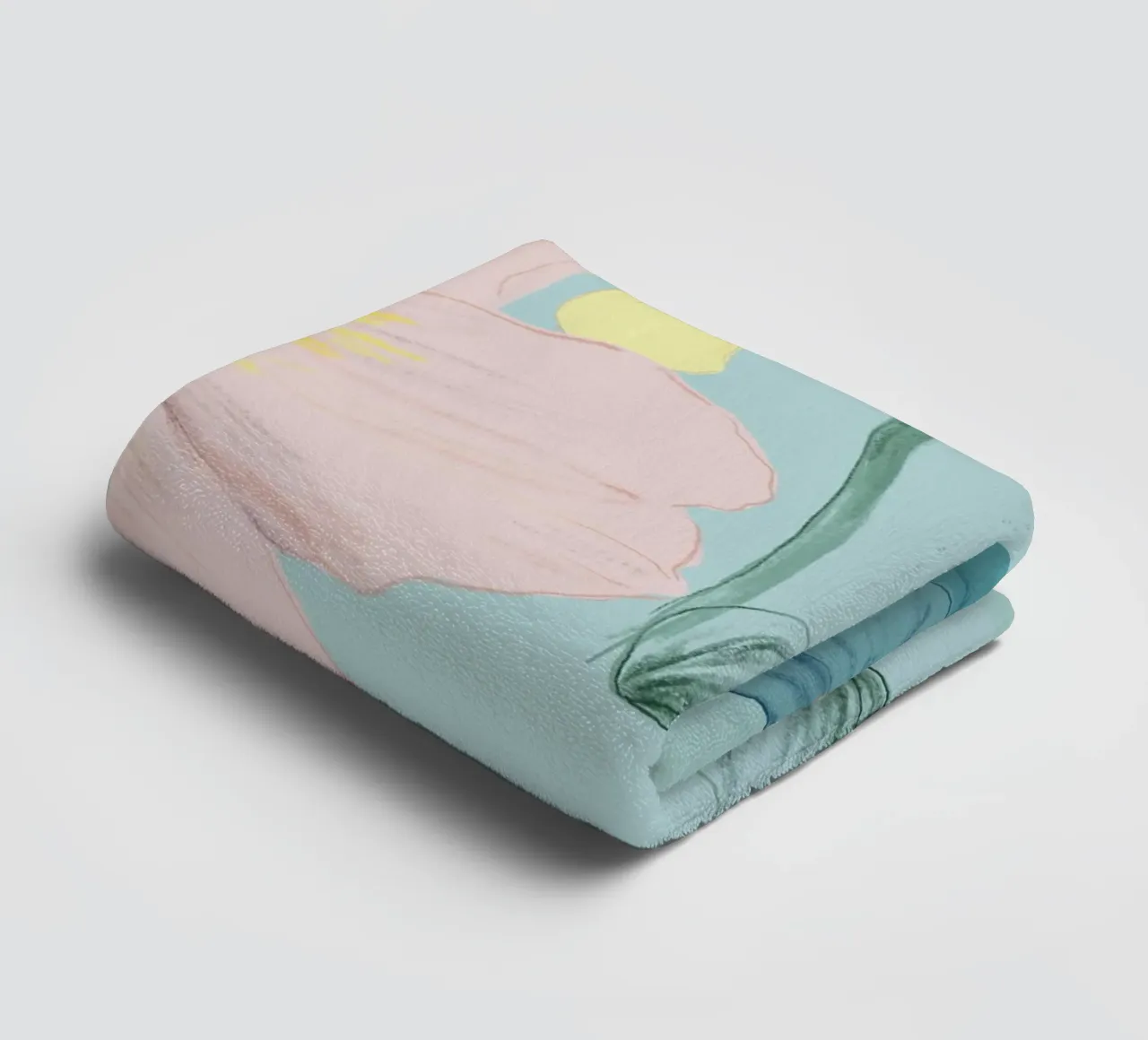 Pastel Wildflower Print for Summer & Spring Vibes asciugamano da bagno da janine.aigner.work