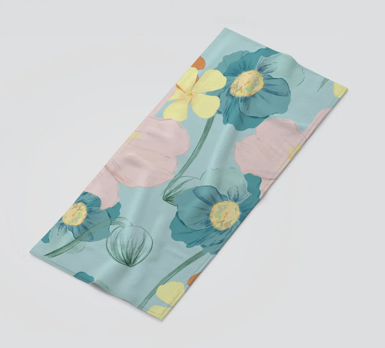 Pastel Wildflower Print for Summer & Spring Vibes telo mare da janine.aigner.work