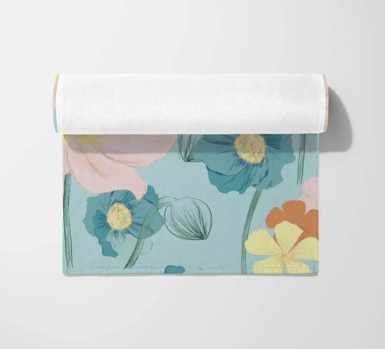 Pastel Wildflower Print for Summer & Spring Vibes telo mare da janine.aigner.work