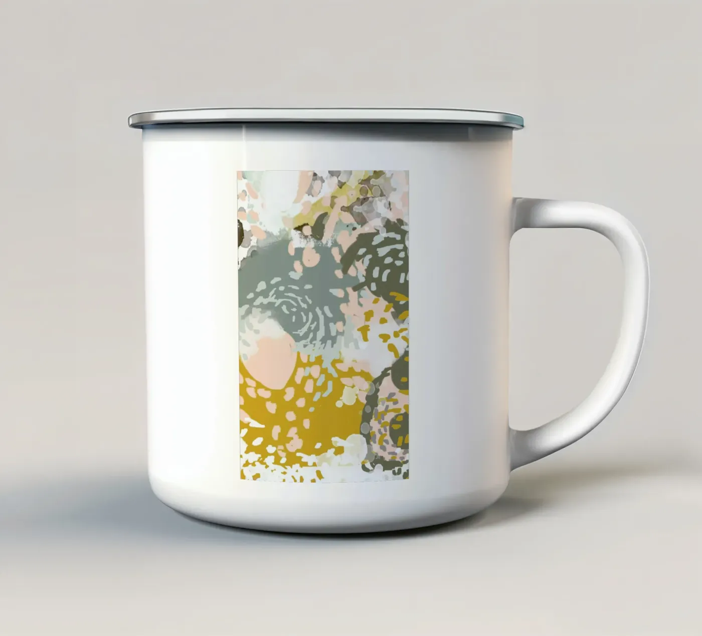 Hutton enamel mug by Charlotte Winter