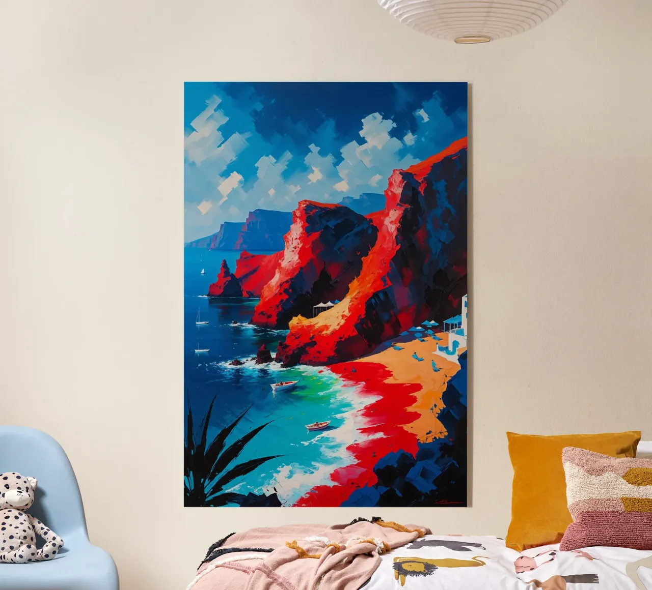 Red Cliffs and Azure Waters plexiglass da AlbertKlee