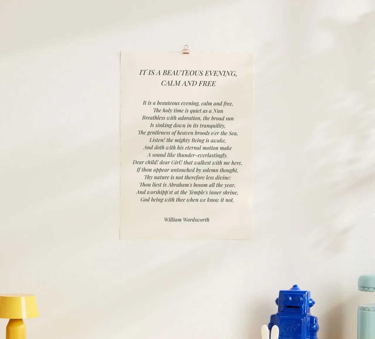 È una splendida poesia serale carta hahnemühle da Paigaam Studio