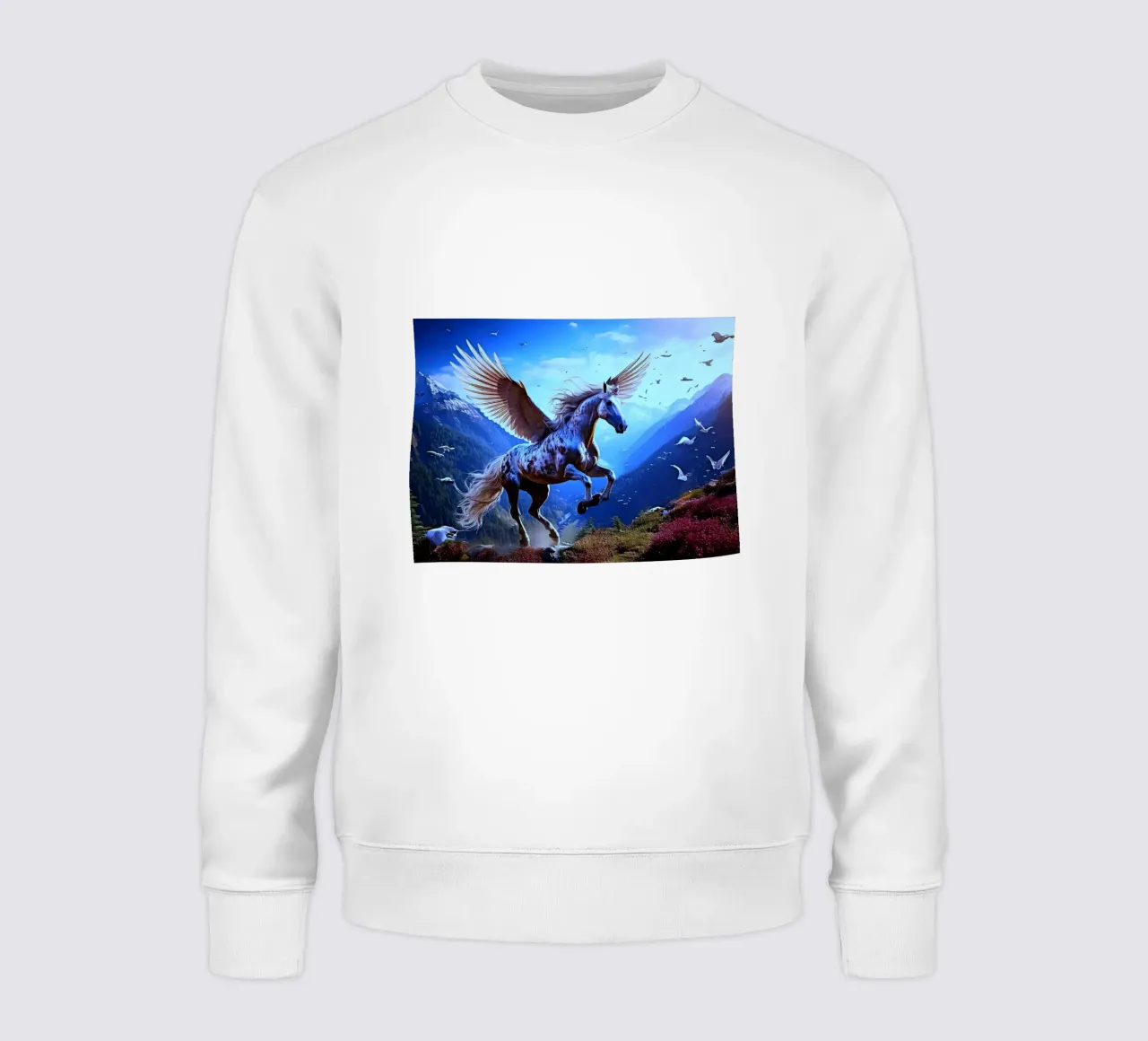 CHEVAL AILE 1. Bleu sweatshirt by Thierry vobmann photography