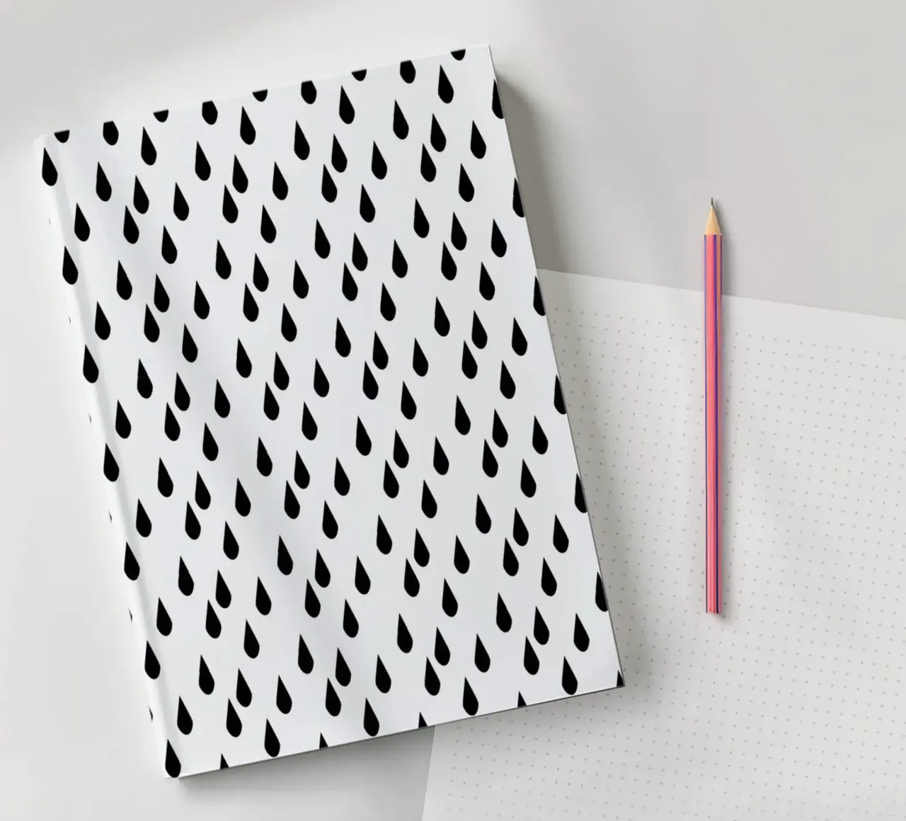 Rain notebook by Charlotte Winter