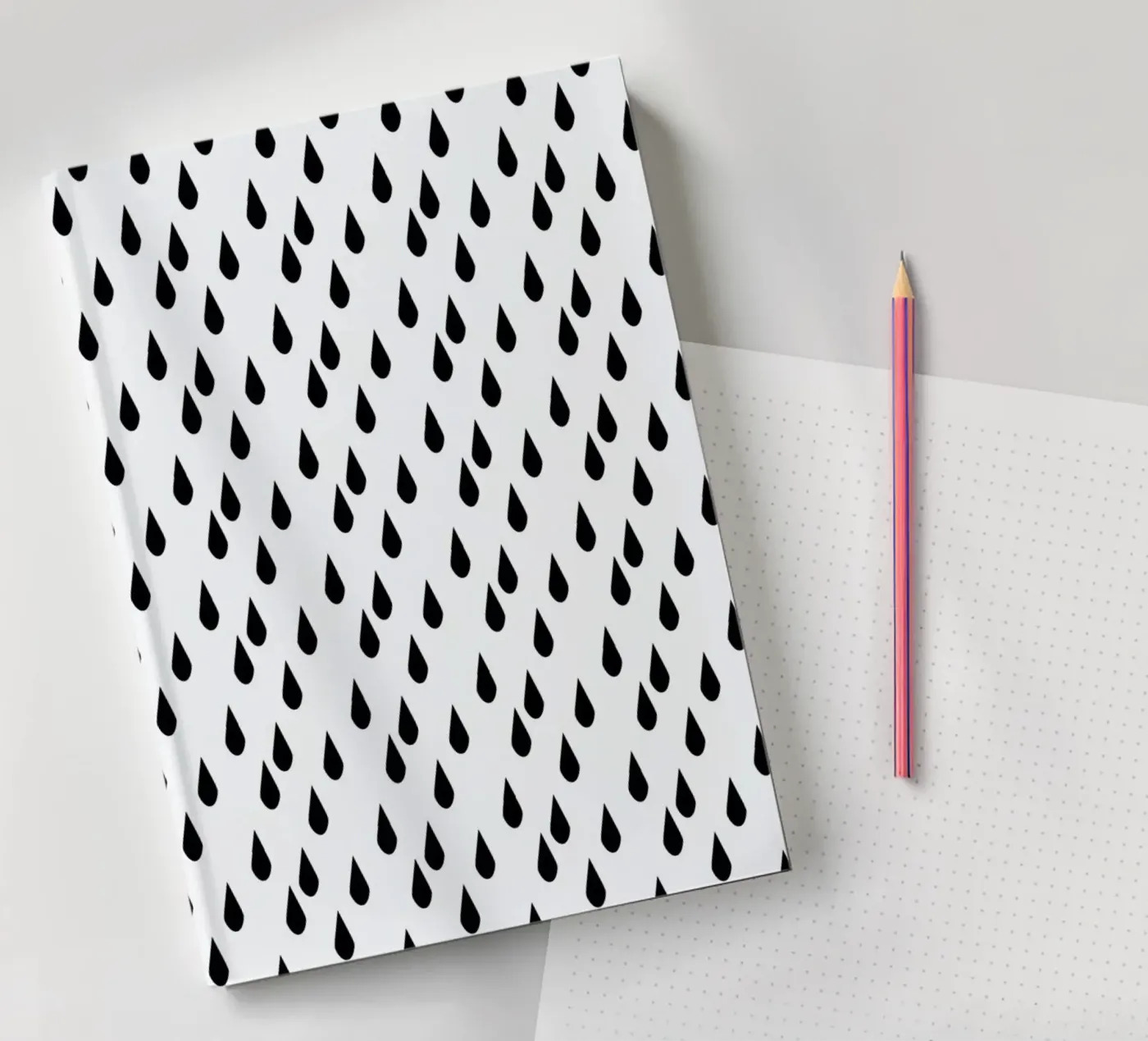 Rain notebook by Charlotte Winter