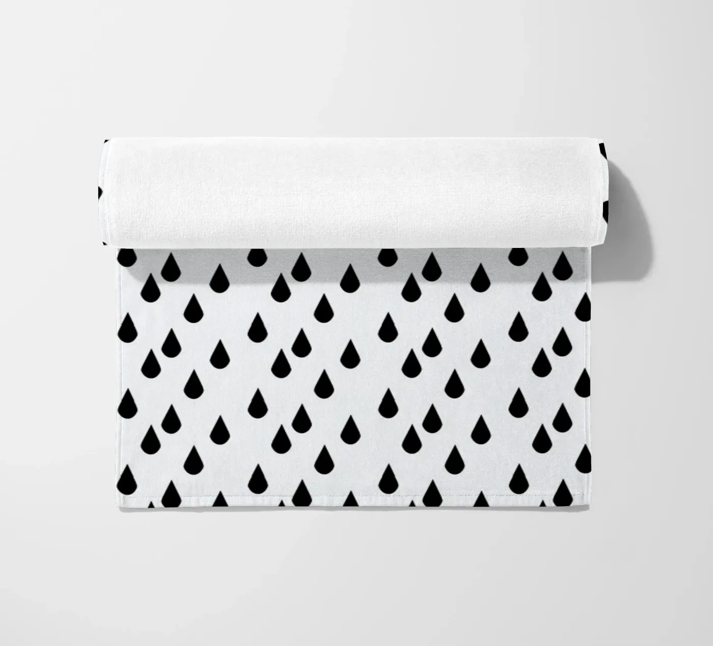 Rain beach towel by Charlotte Winter