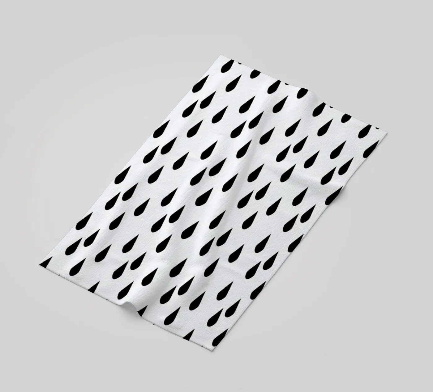 Rain beach towel by Charlotte Winter