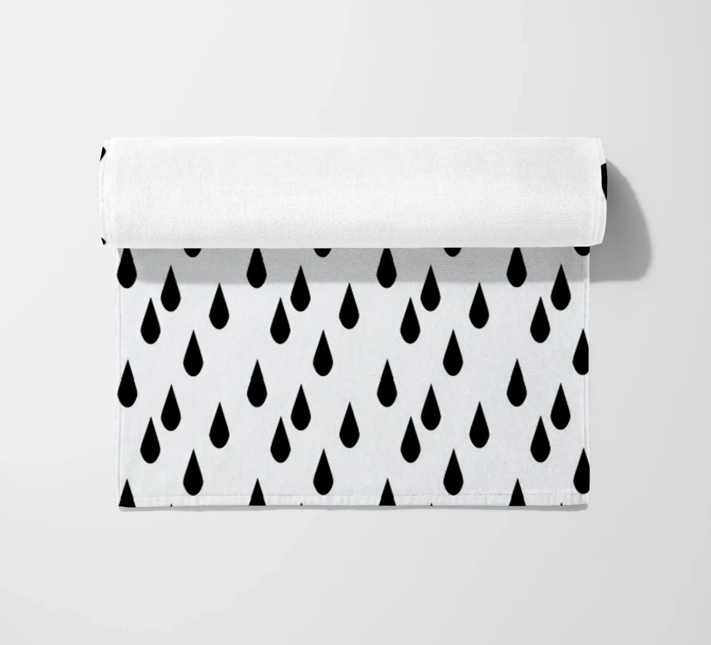 Rain beach towel by Charlotte Winter