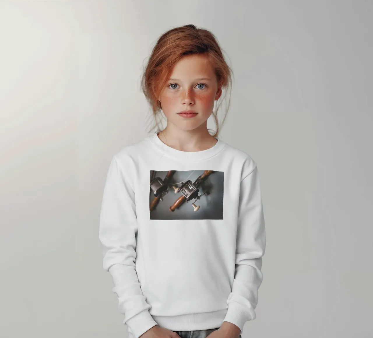 Canne da pesca felpa bambino da Dave Hare Photography