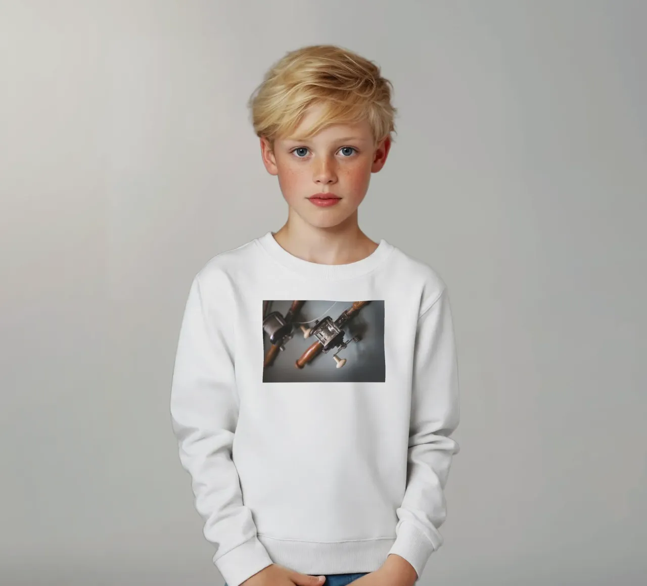 Canne da pesca felpa bambino da Dave Hare Photography