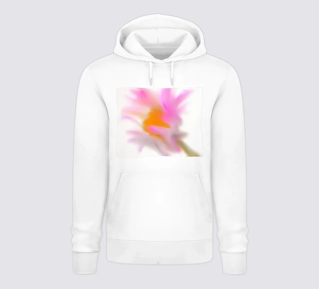 Fiore rosa, dipinto in modo simile all'acquerello felpa con cappuccio da Something for you