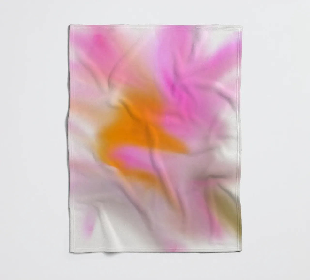 Fiore rosa, dipinto in modo simile all'acquerello coperta in pile da Something for you