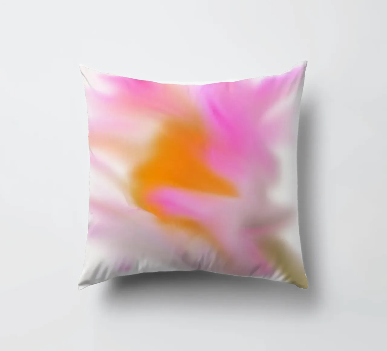 Fiore rosa, dipinto in modo simile all'acquerello cuscino da Something for you