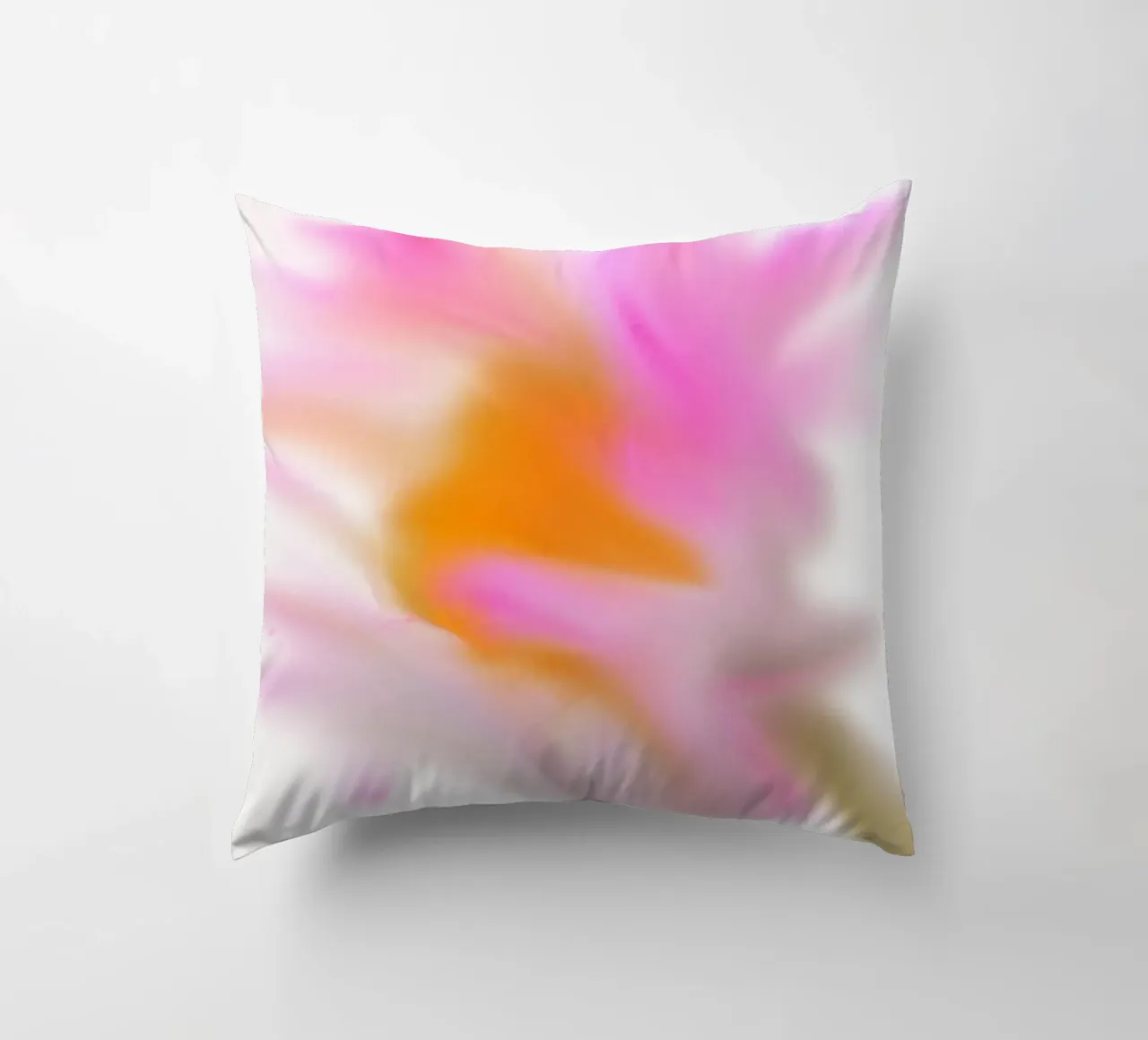 Fiore rosa, dipinto in modo simile all'acquerello cuscino da Something for you