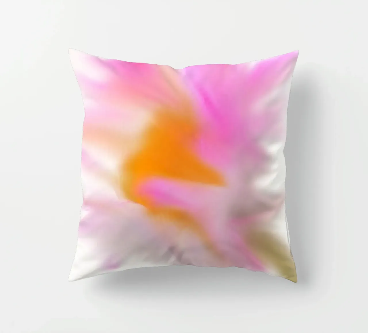 Fiore rosa, dipinto in modo simile all'acquerello cuscino da Something for you