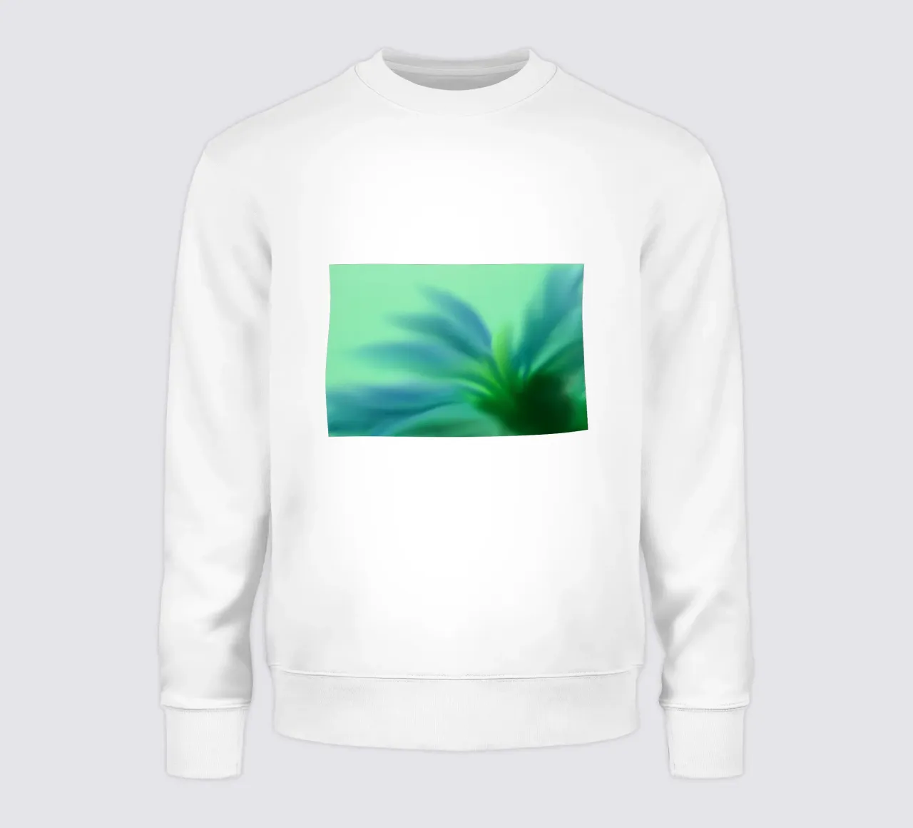 Fiore blu, simile all'acquerello felpa da Something for you