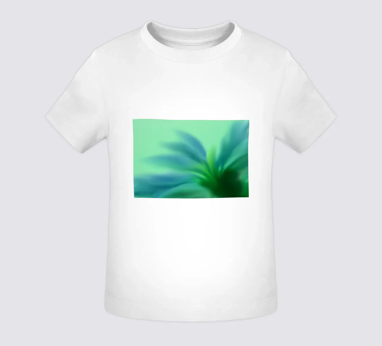 Fiore blu, simile all'acquerello maglietta neonato da Something for you