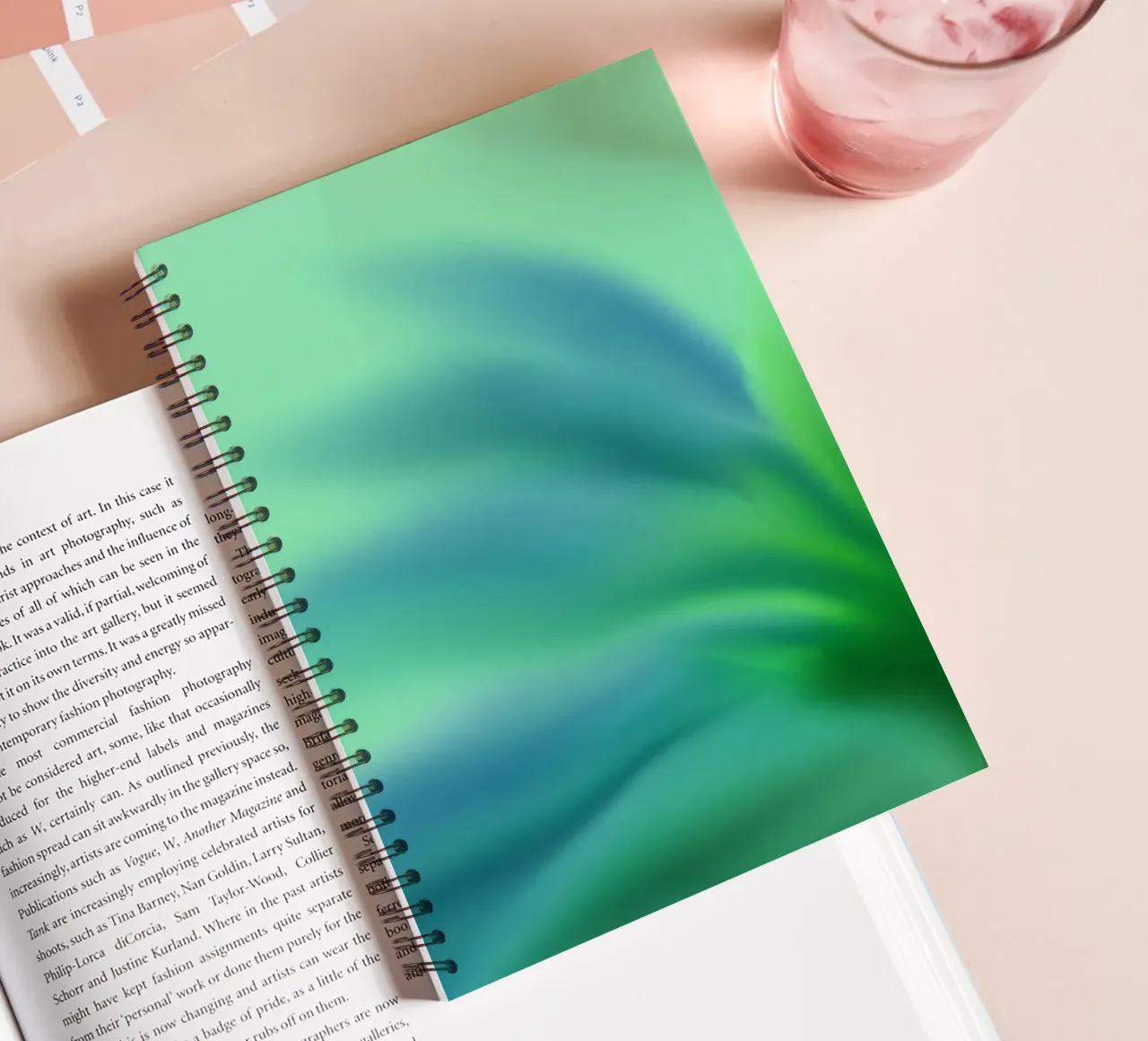 Blue flower, similar to watercolour spiral notebook by Something for you