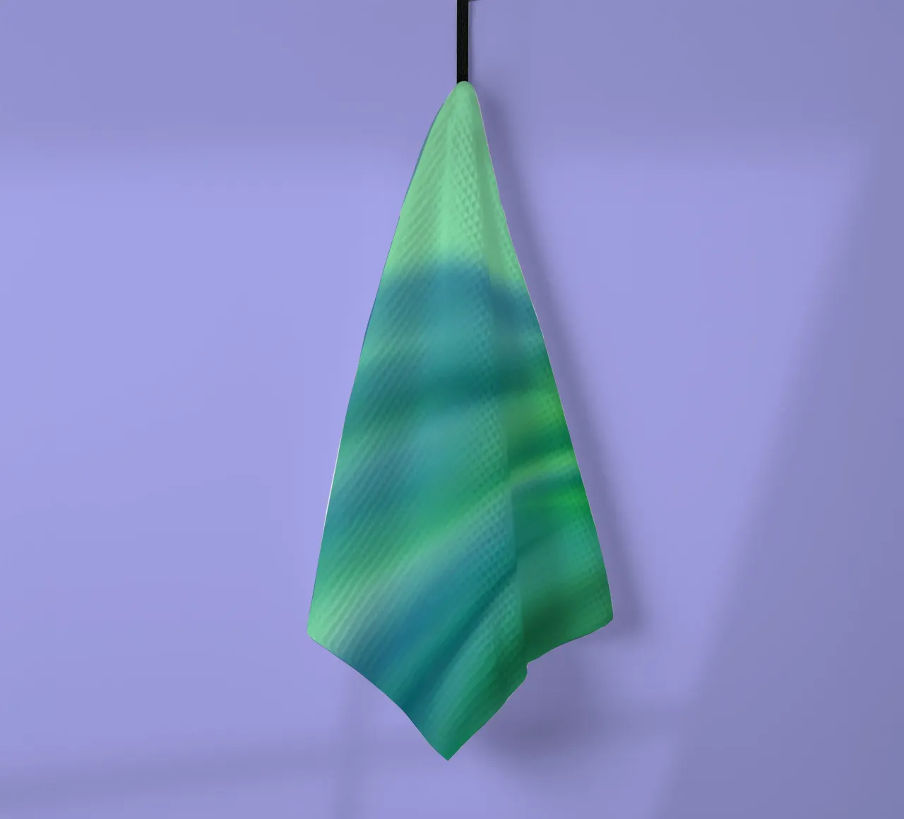 Fiore blu, simile all'acquerello canovaccio da cucina da Something for you