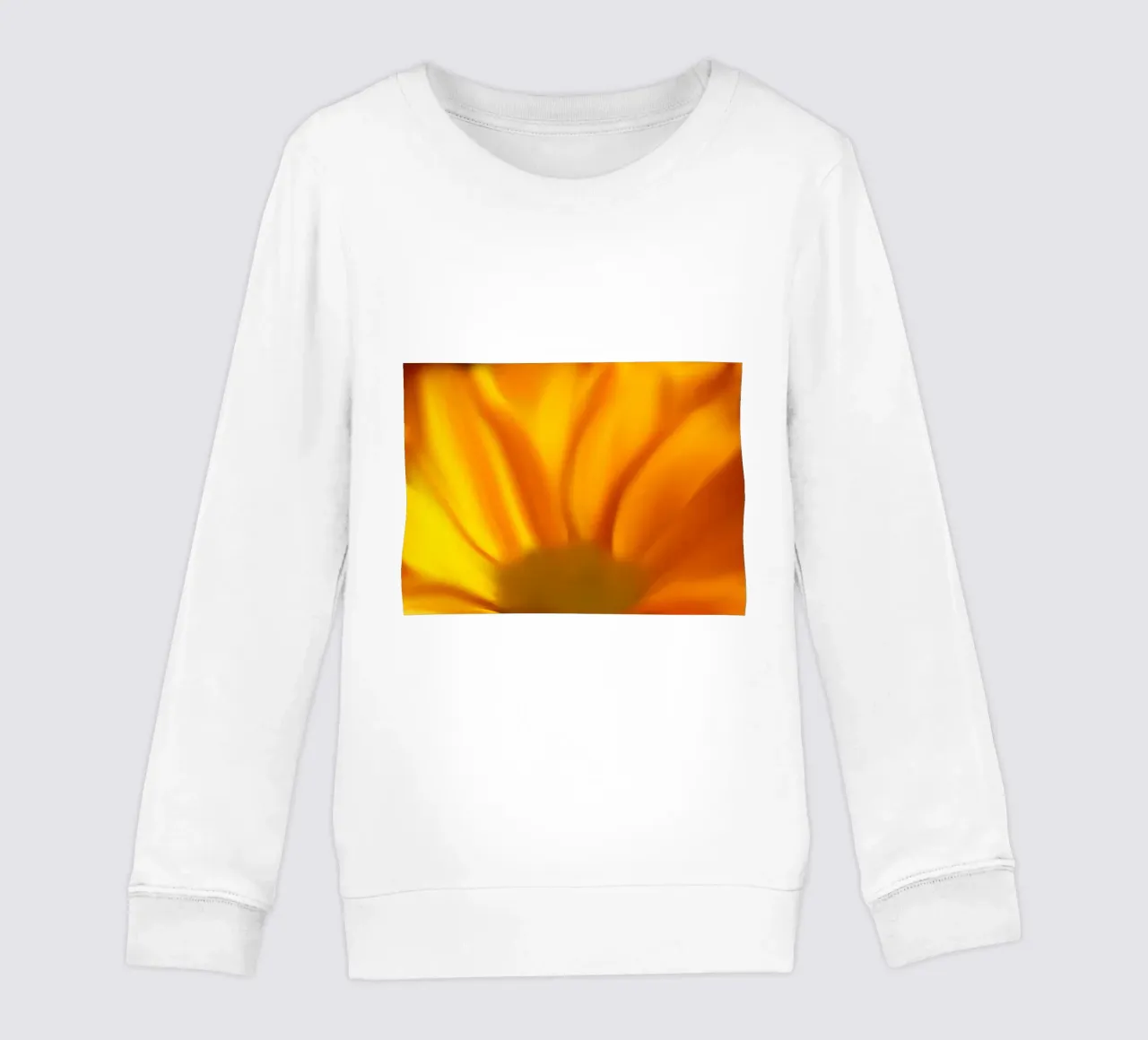Fiore giallo, simile all'acquerello felpa bambino da Something for you