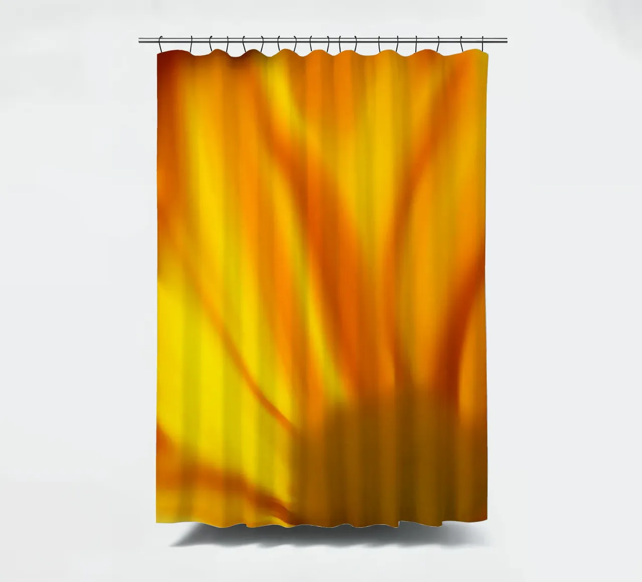 Fiore giallo, simile all'acquerello tenda da doccia da Something for you