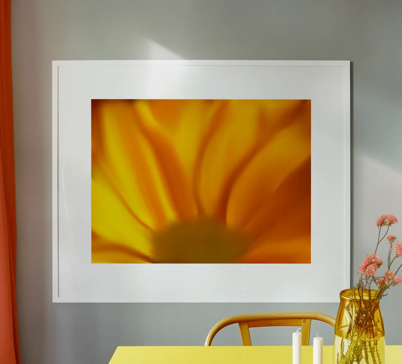 Fiore giallo, simile all'acquerello carta hahnemühle da Something for you
