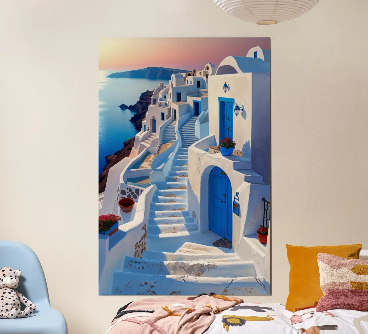 Santorini’s Pathways to Infinity carta hahnemühle da AlbertKlee