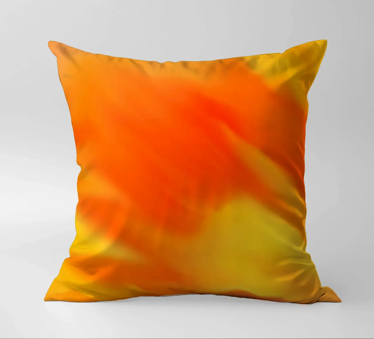Fiore arancione sfocato simile all'acquerello cuscino da Something for you