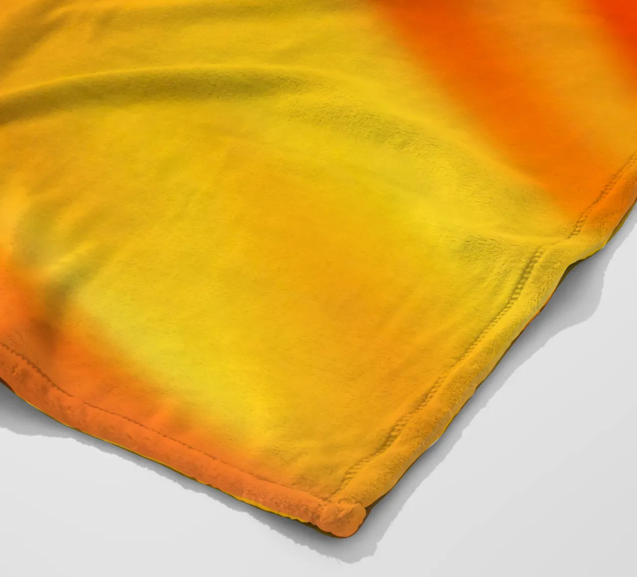 Fiore arancione sfocato simile all'acquerello coperta in pile da Something for you