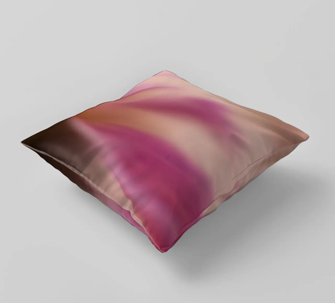 Roze bloem onscherp, lijkt op aquarel kussen van Something for you