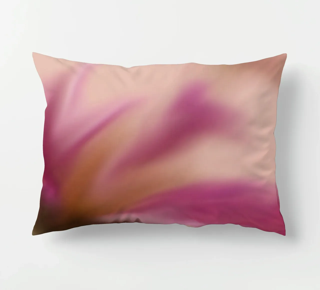Roze bloem onscherp, lijkt op aquarel kussen van Something for you