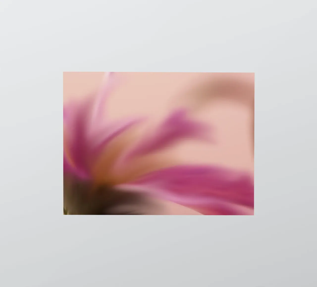 Pink flower blurred, similar to watercolour sticker by Something for you