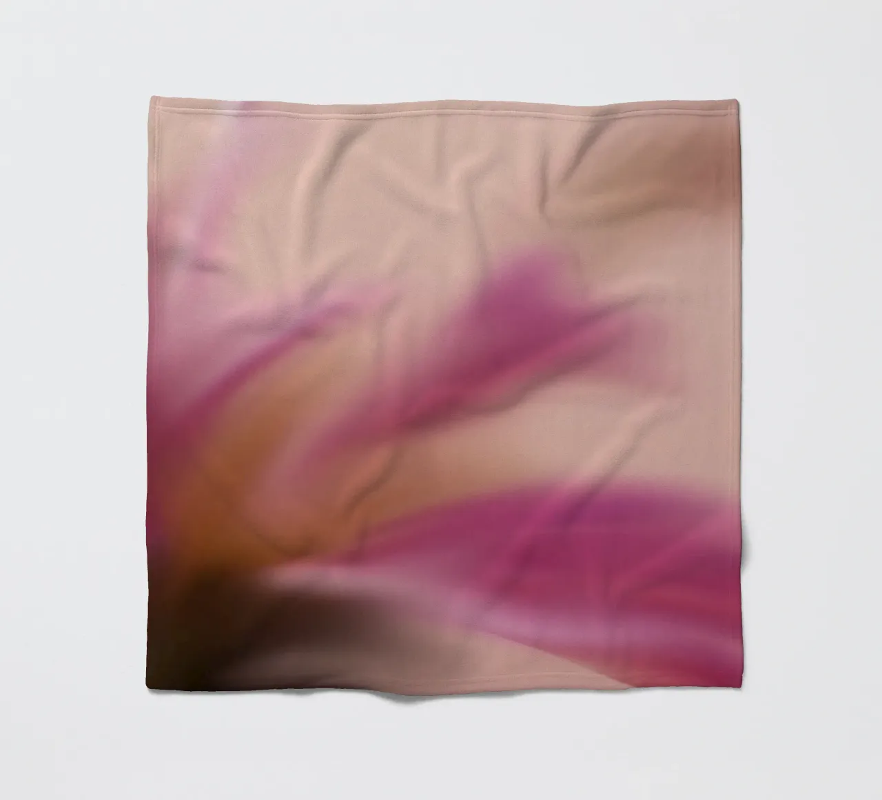 Fiore rosa sfocato, simile all'acquerello coperta in pile da Something for you