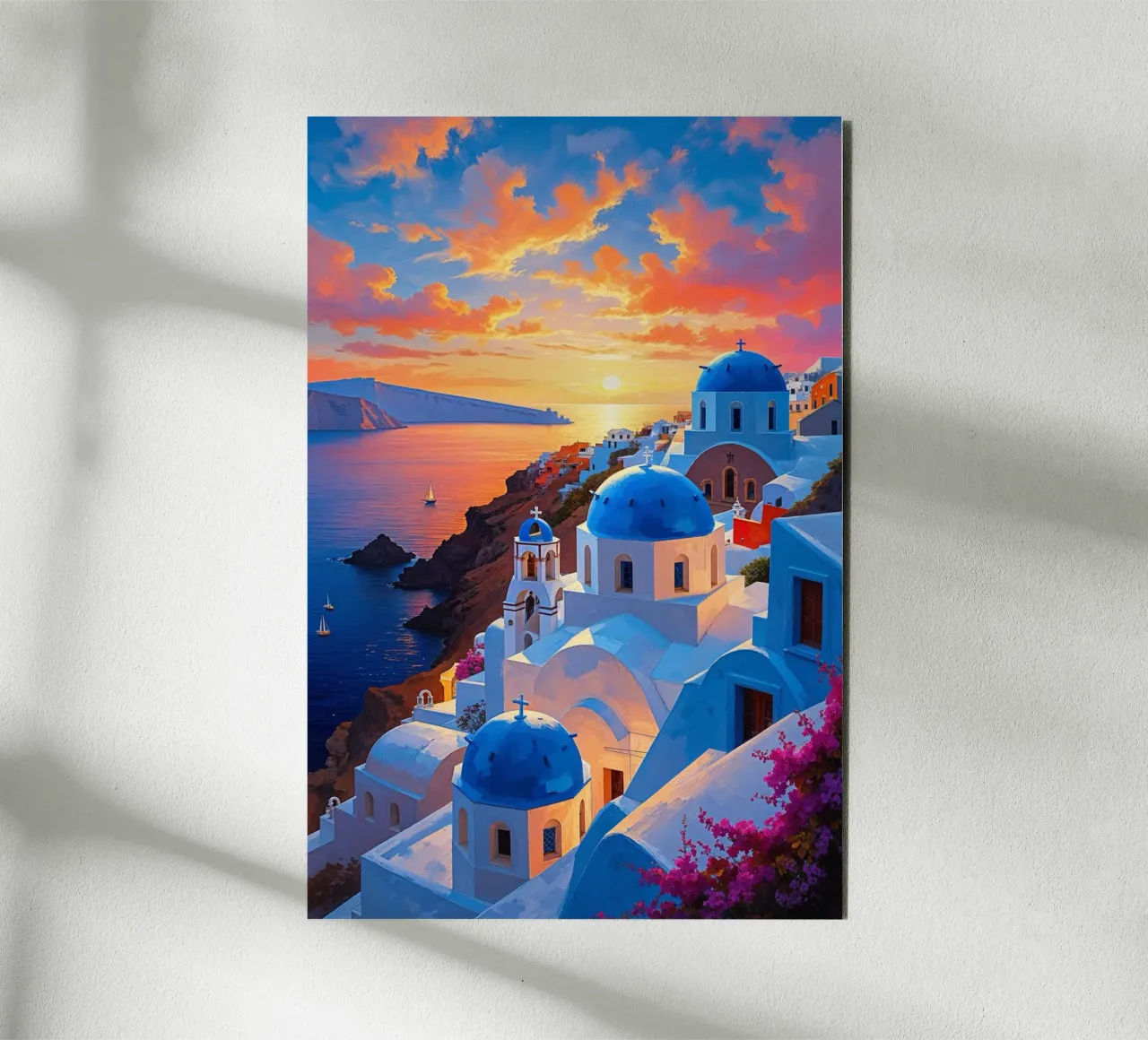 Illuminated Domes at Dusk alluminio dibond da AlbertKlee