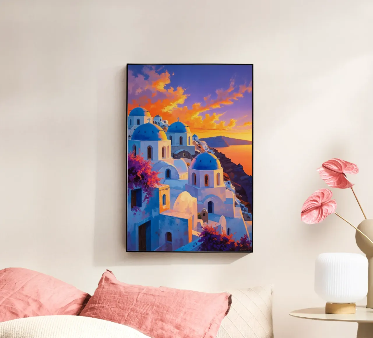 Santorini’s Timeless Elegance plexiglass da AlbertKlee