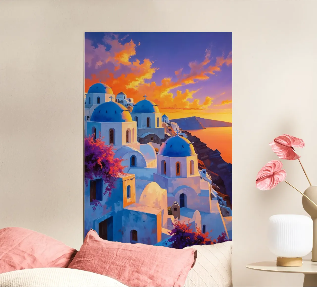 Santorini’s Timeless Elegance carta hahnemühle da AlbertKlee