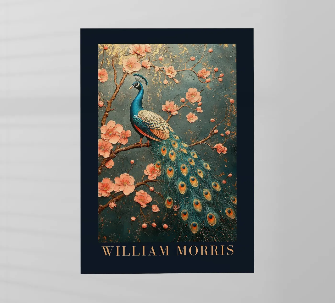William Morris pellicola backlit da Botanical Art Studio