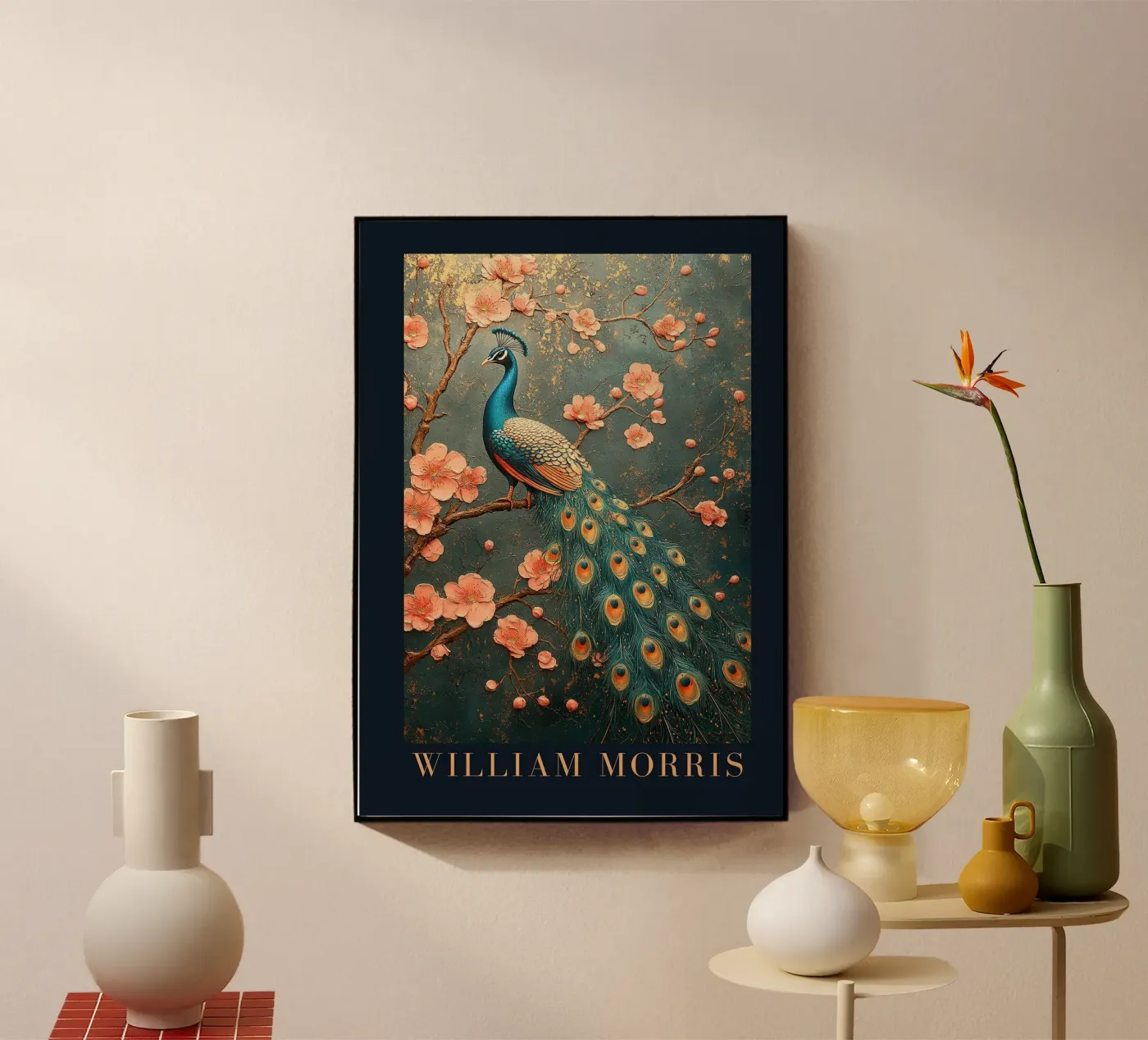William Morris plexiglass da Botanical Art Studio