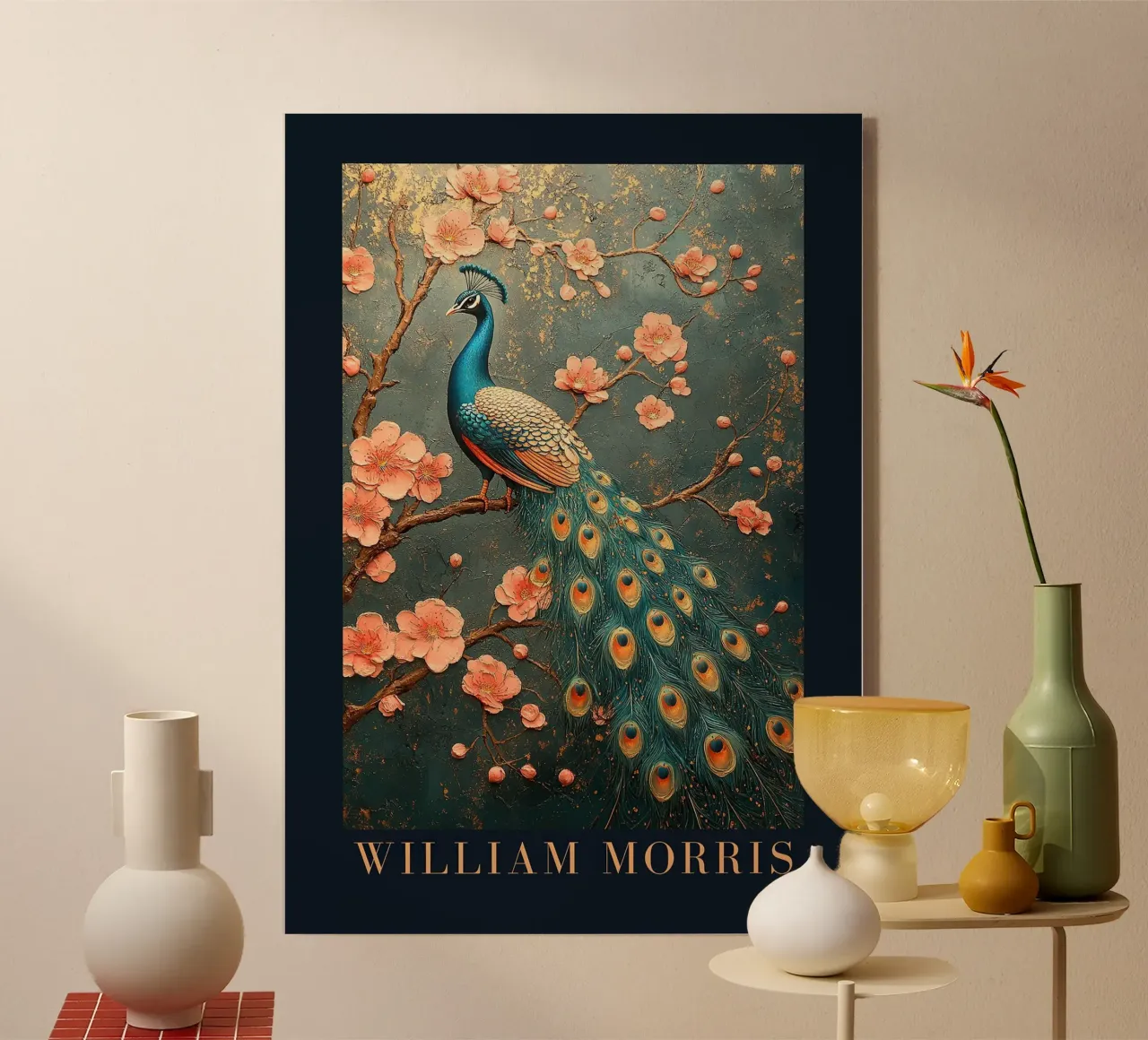 William Morris acryl van Botanical Art Studio