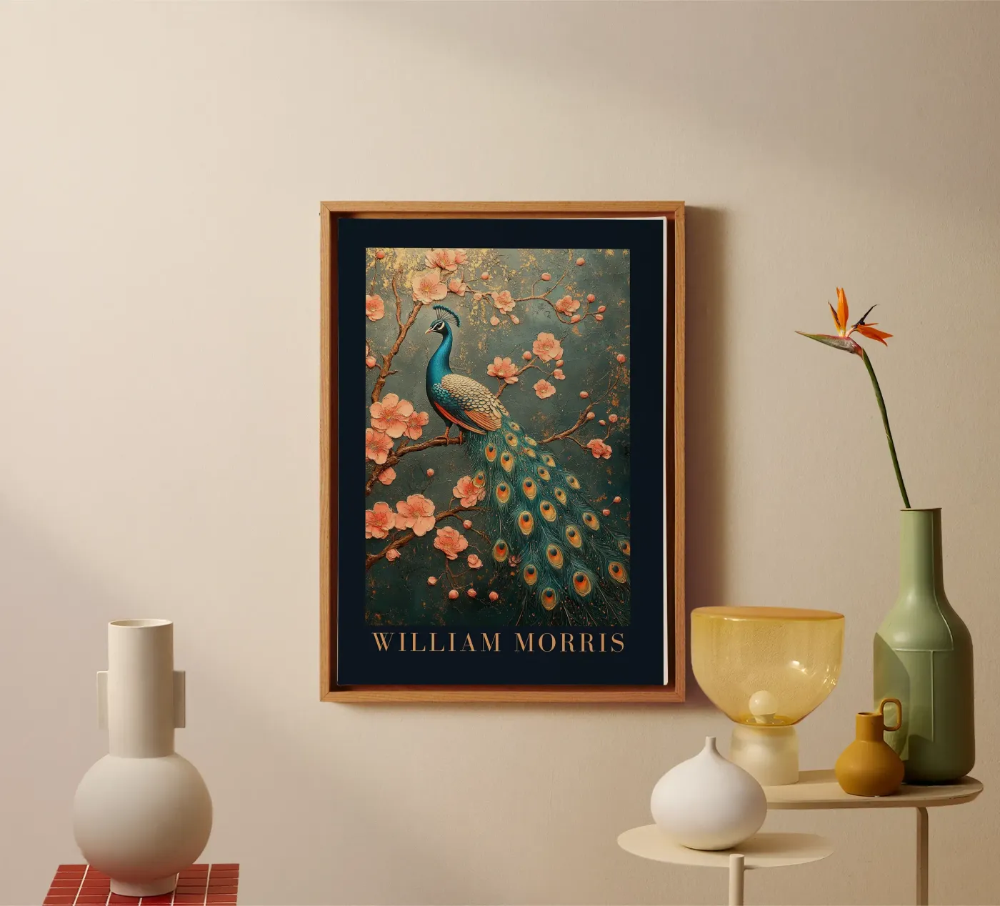 William Morris tela da Botanical Art Studio