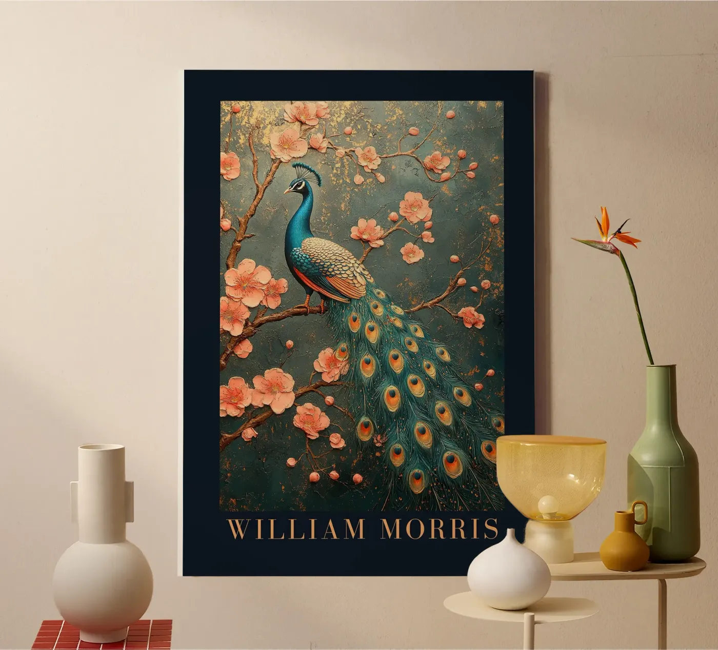 William Morris tela da Botanical Art Studio