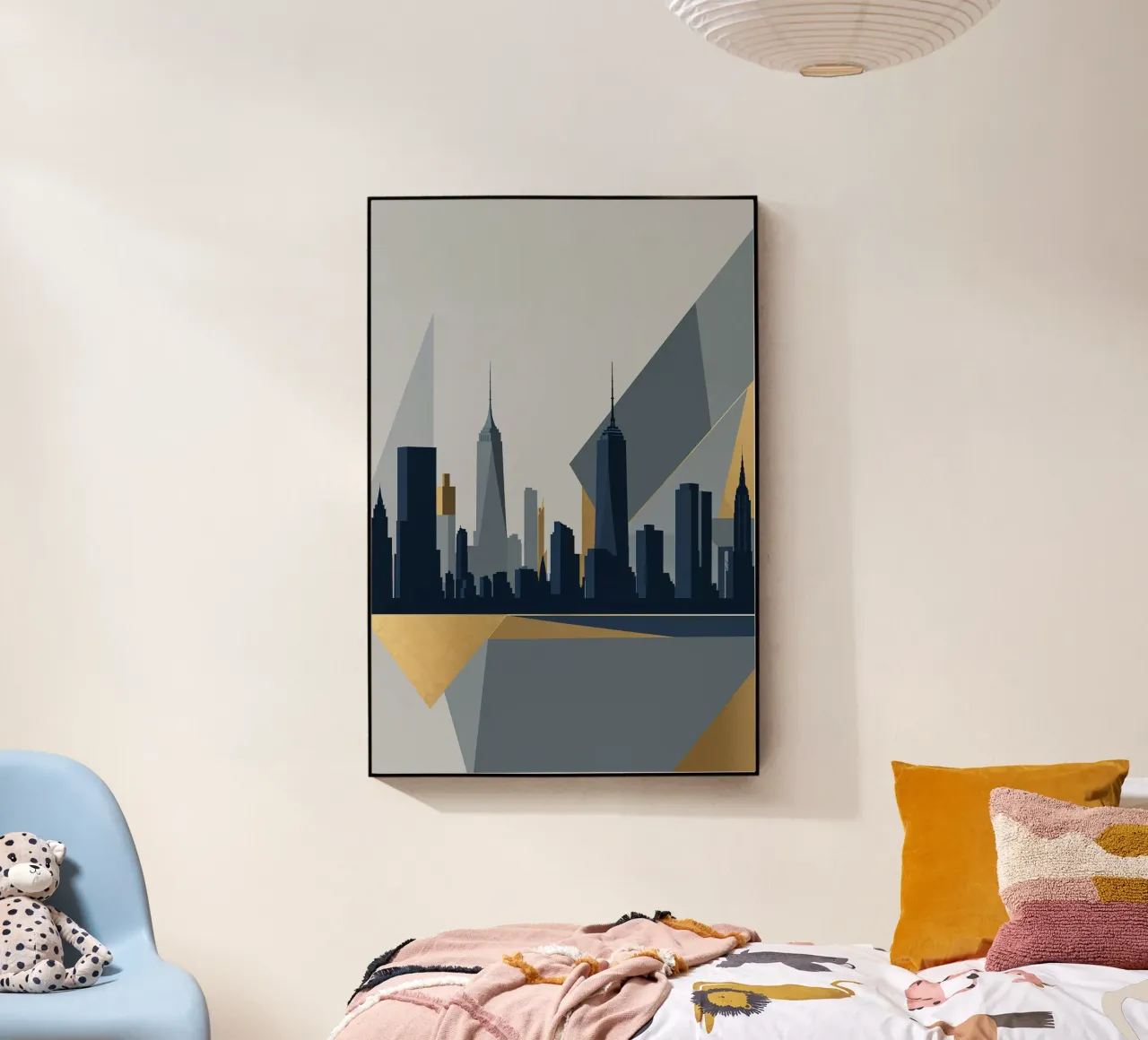 Empire State Meets Modern Geometry metacrilato de AlbertKlee