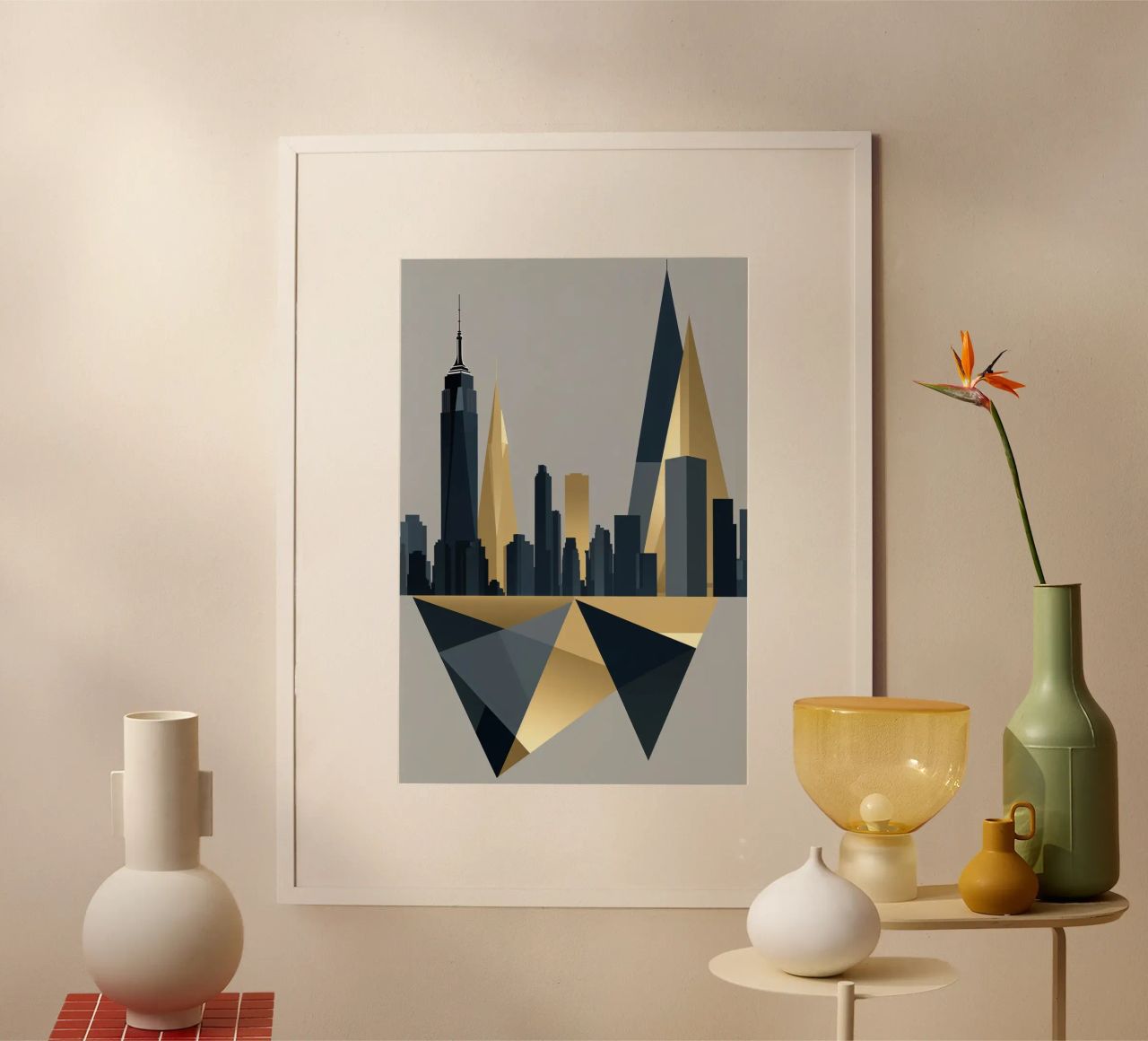 Dynamic Angles of New York Poster von AlbertKlee