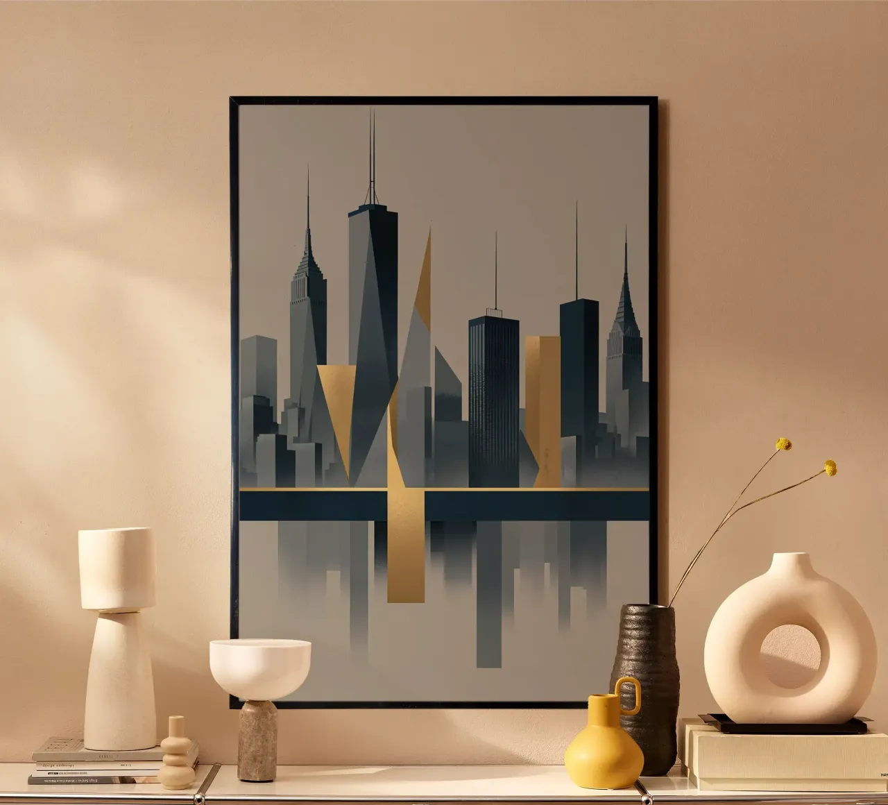 Reflections of Manhattan: A Modern Perspective Poster von AlbertKlee