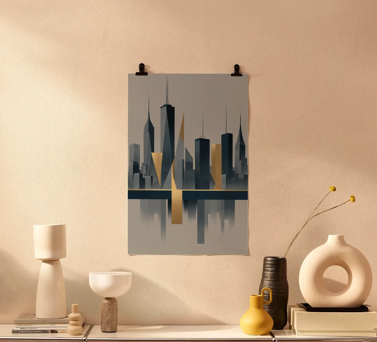 Reflections of Manhattan: A Modern Perspective Poster von AlbertKlee