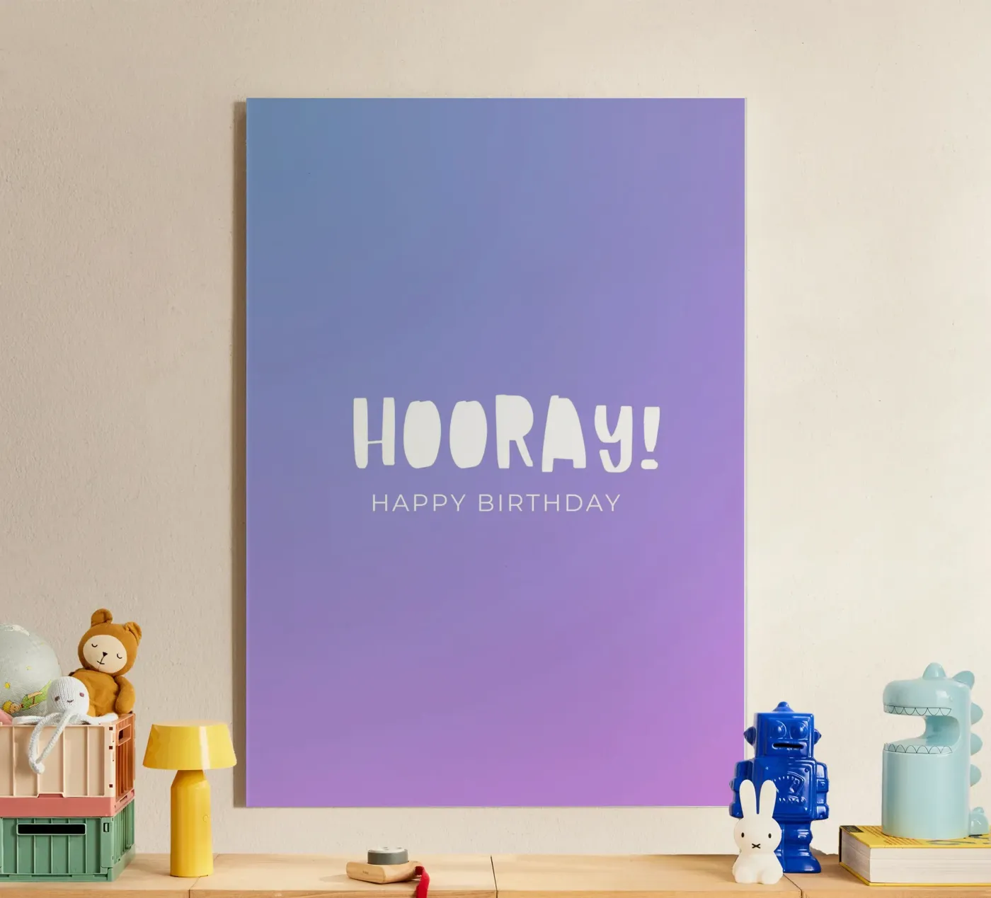 Hooray! Acryl-Glas von byh.illustration